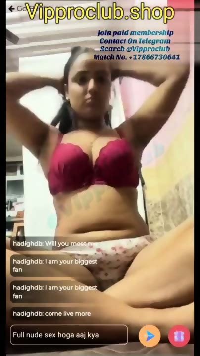 Famous Hot Actress Shyna Khatri App Live Show