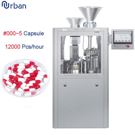 Njp 200 Automatic Empty Hard Gelatine Capsule Powder Granule Filling