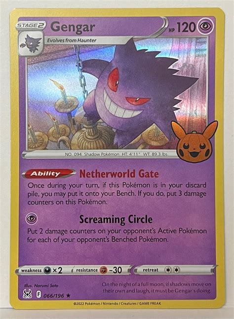 Gengar Holo Prices Pokemon Trick Or Trade Pokemon Cards