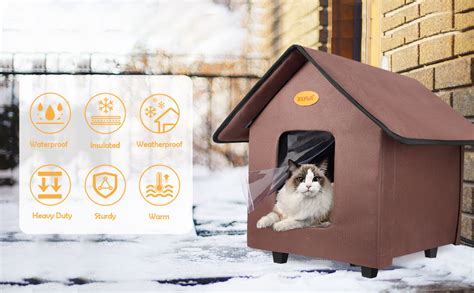 Heated Cat Houses For Outdoor Cats Elevated Weatherproof