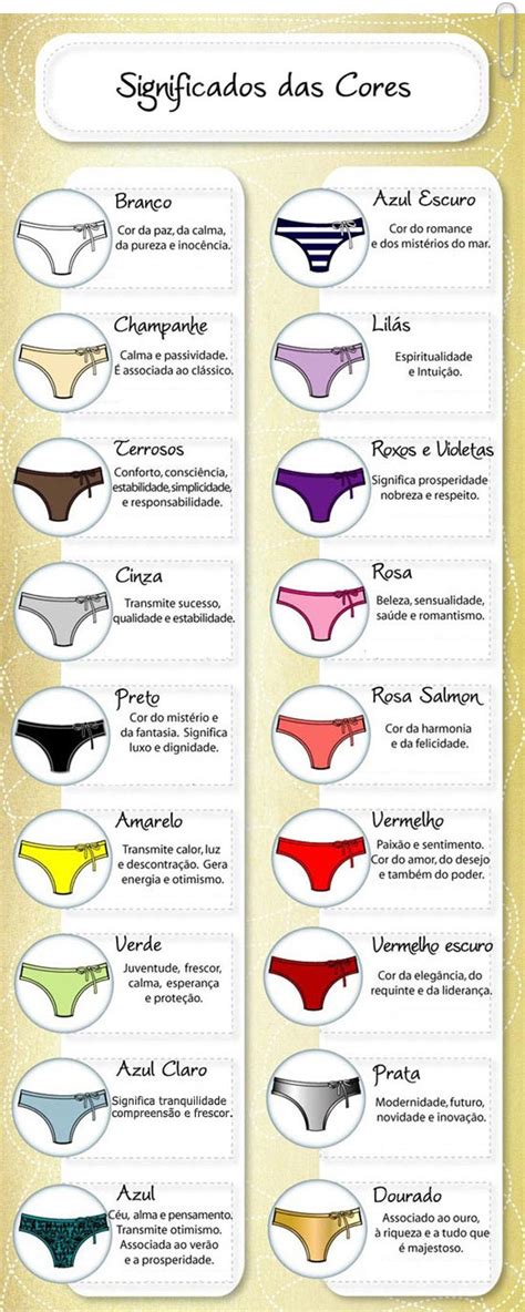 La Belle De Nuit Lingerie Significado Das Cores Calcinhas Reveillon