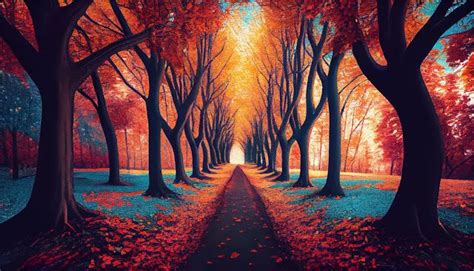 25 خلفيات كمبيوتر Hd بالحجم المناسب Autumn Forest Colorful Leaves