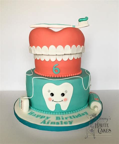 I Want To Be A Dentist Decorated Cake By Jenny Kennedy Cakesdecor