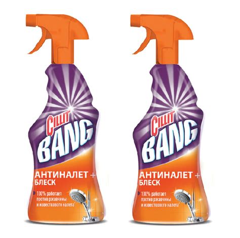 Чистящее средство 750 мл, CILLIT BANG "Антиналет + Блеск ...