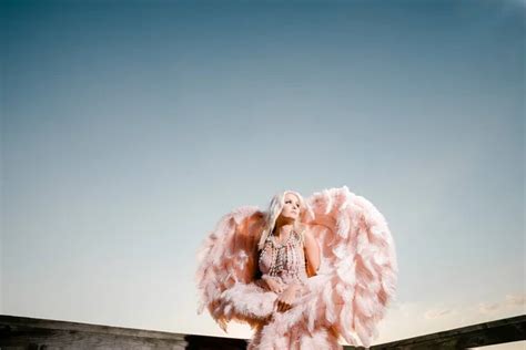 Sexy Woman Lingerie Wings Stock Photo Castaldostudio 468925126