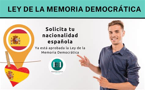 ¿cómo Solicitar La Nacionalidad Española Por La Ley De Memoria Democrática Hernández Castillo