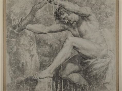 Seated Male Nude Holding A Tree Branch National Museums Liverpool