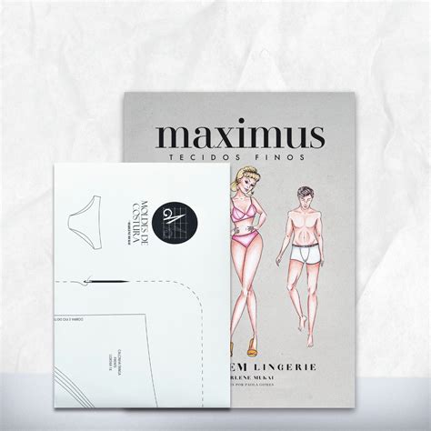 Molde Lingerie Calcinha Tanga By Marlene Mukai Elo