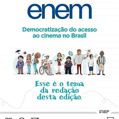 Enem Reda O Sobre Democratiza O Do Acesso Ao Cinema No