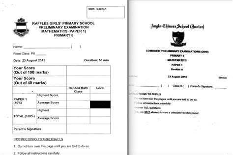 Free Past Year Papers 2004 2022 Primary Secondary Jc From Acs Rgs