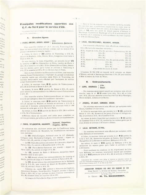 Revue Pittoresque des Chemins de Fer 6e Année n 75 Avril 1934