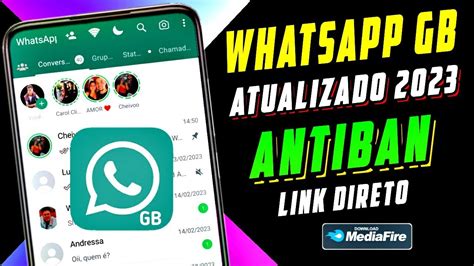 COMO BAIXAR E INSTALAR O WHATSAPP GB ATUALIZADO 2023 super fácil NOVAS