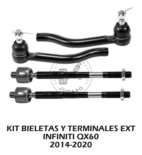 Kit Bieletas Y Terminales Ext Infiniti Qx60 2014 2020 Envío gratis