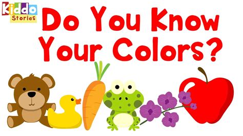 Learning Colors For Toddlers Primary Colors For Kids Youtube