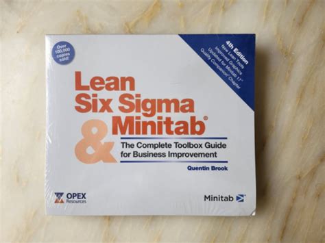 Lean Six Sigma And Minitab Th Edition The Complete By Quentin Brook