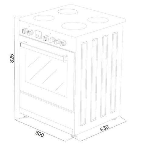 Cuisini Re Vitroc Ramique Continental Edison Cecv Fcw Feux L