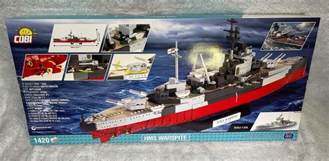 Cobi World Of Warships Hms Warspite Set 3082 1420 Pcs New Ultra