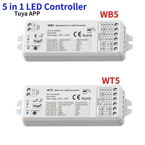WT5-WiFi-WB5-Bluetooth-5-in1-Smart-RF-Controller-Compatible-Tuya-Voice ...