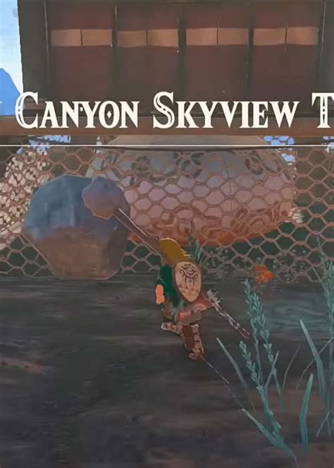 Zelda Tears Of The Kingdom Eldin Canyon Skyview Tower Where To Find