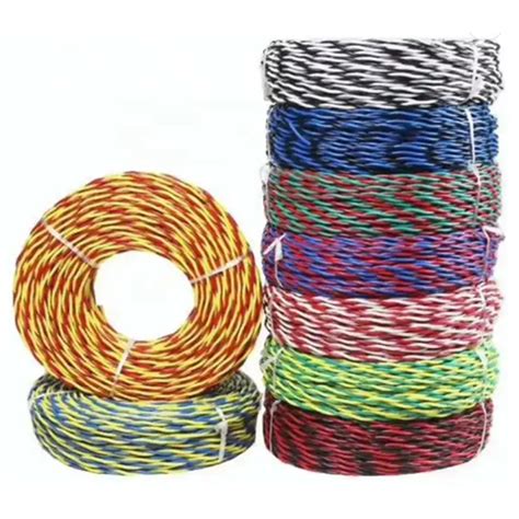 V Pvc Insulated Electric Wire Core Shielded Twisted Pair Cable