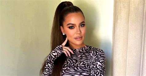 Khloé Kardashian Poses in Shoe from New Collection as She Shows Her Slim Legs in Nude Leggings