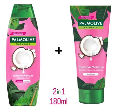 2in1 PALMOLIVE Naturals Intensive Moisture Shampoo Conditioner 180ml