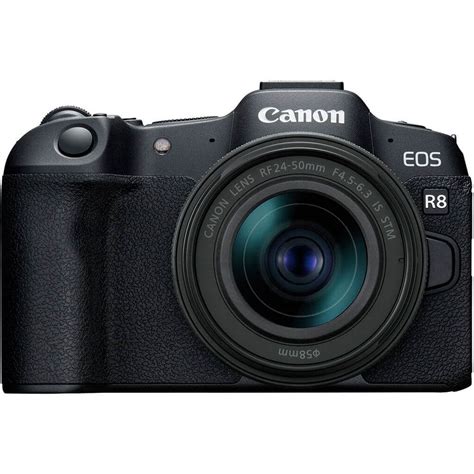 Canon EOS R8 Mirrorless Camera Body with RF 24-50mm F4.5-6.3 IS STM ...
