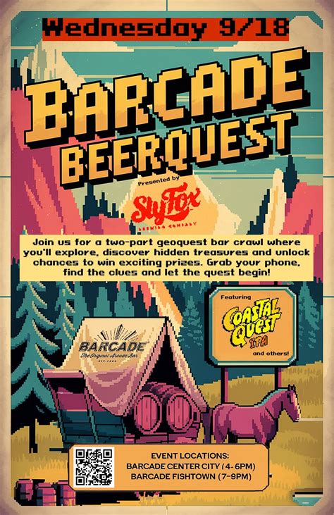 Barcade Beerquest ft. Sly Fox! (Fishtown), 1114 Frankford Ave