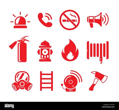 Fire Extinguisher Or Fire Extinguisher Stock Vector Images Alamy