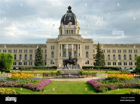 Provincial Capital Legislative Building Regina Saskatchewan Canada and Queen Elizabeth II ...