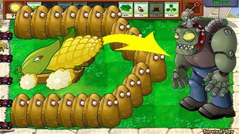 999 Tall Nut Vs Kernel Pults Vs Cob Cannon Vs Zombies Plants Vs