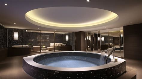 Premium AI Image | A jacuzzi in a modern house