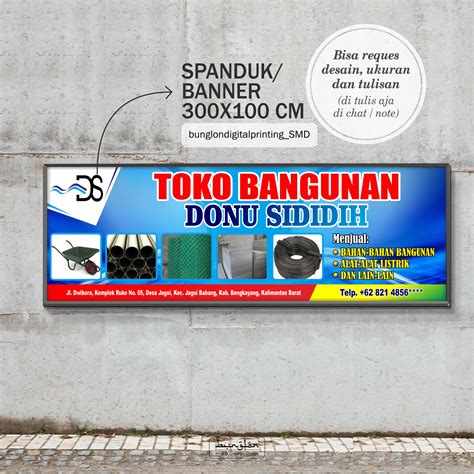 Contoh Desain Banner Toko Contoh Desain Banner Toko Bangunan Gambar