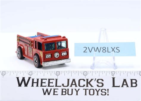 Fire Eater Red Fire Truck Redline Hot Wheels Mattel Vintage RL Wheeljack S Lab
