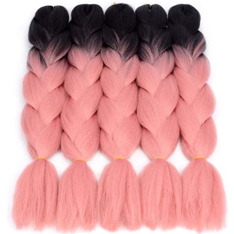 Vckovcko Ombre Jumbo Braiding Hair Extensions