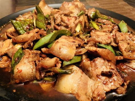 Chinese Sichuan Style Twice Cooked Pork Rtonightsdinner