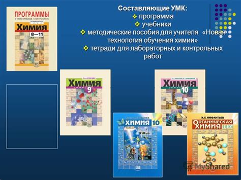 Презентация на тему: "Х И М И Я Составляющие УМК: программа программа ...