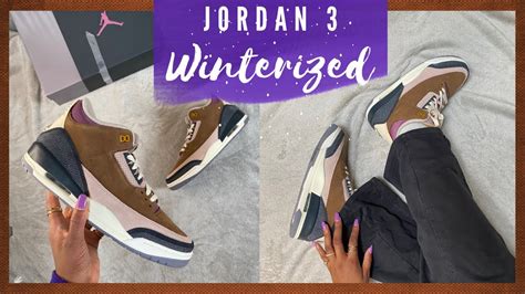 Air Jordan 3 Winterized Archeo Brown Review On Foot YouTube