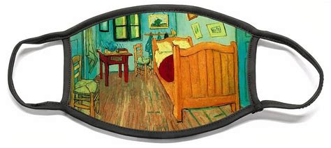 Van Goghs Bedroom 1888 Face Mask By Vincent Van Gogh Van Gogh