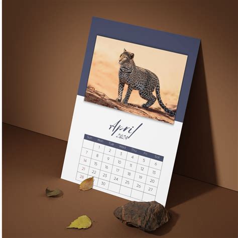 Printable Calendar African Wildlife Wildlife Calendar Month