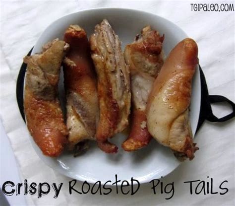 Crispy Roasted Pig Tails Fastpaleo