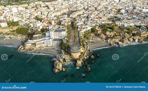 Panoramic View Of The Municipality Of Nerja In The Coast Area Of The