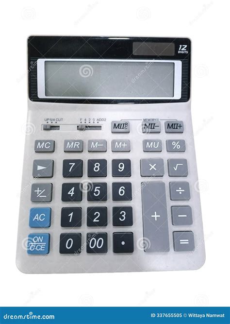 Calculator, a Must-have Tool for Every Office Stock Illustration