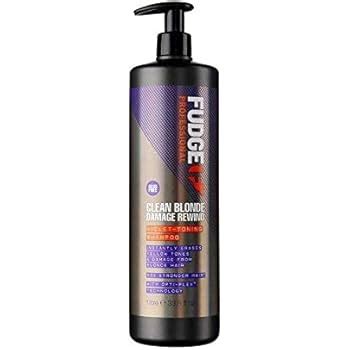 Fudge Professional Purple Toning Shampoo Clean Blonde Damage Rewind Shampoo For Blonde Hair