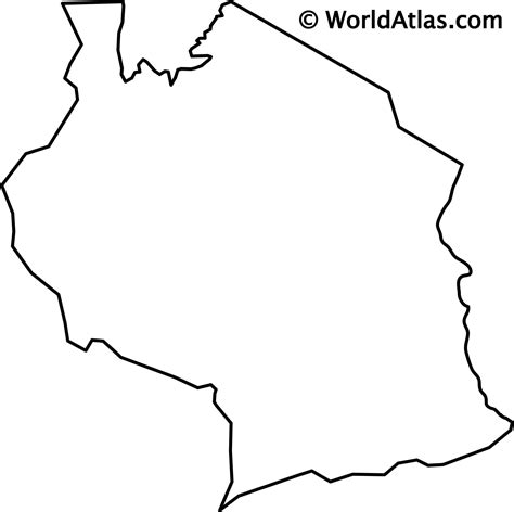 Tanzania Map Outline images