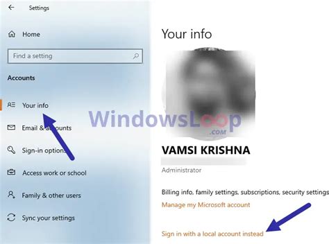 How To Sign Out Of Microsoft Account On Windows 10