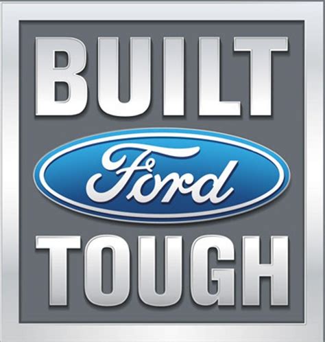 Licensed Ford Built Tough F150 F250 F350 4x4 Truck Logo Adult T Shirt