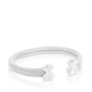 Tous Pulsera Esclava De Plata De Primera Ley Para Mujer Con Motivo De