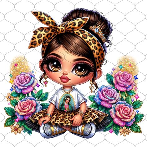 Chibi Cute Latina Baby Girl Png Png Latina Princess Clipart Hispanic Girl Png Chibi Girl