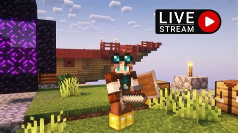 Minecraft Hardcore Skyblock Livestream Dead Normal Hardcore YouTube